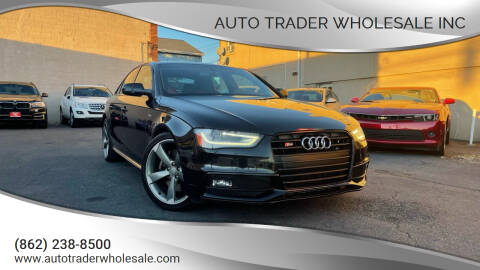 2014 Audi S4 for sale at Auto Trader Wholesale Inc in Saddle Brook NJ