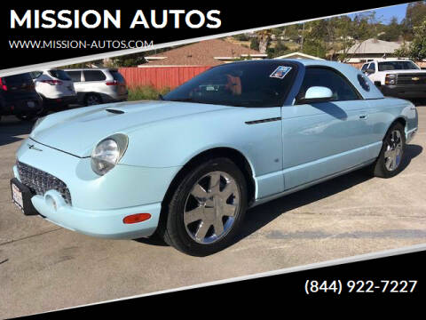 2003 Ford Thunderbird for sale at MISSION AUTOS in Hayward CA