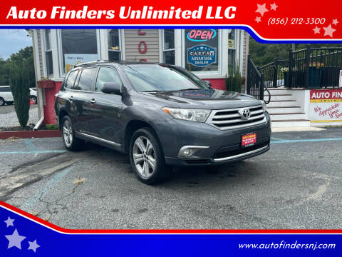 2013 Toyota Highlander for sale at Auto Finders Unlimited LLC in Vineland NJ