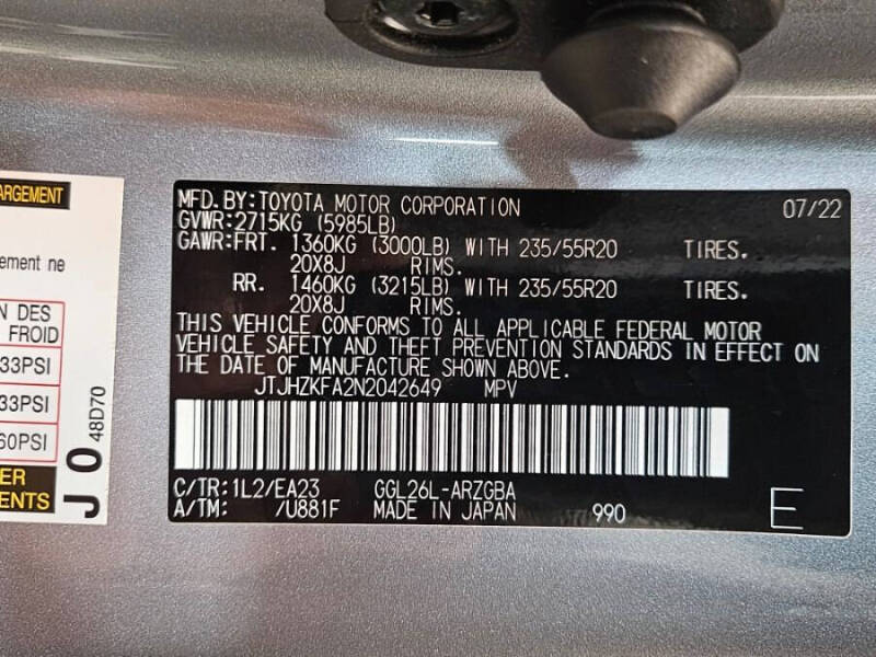 2022 Lexus RX 350L