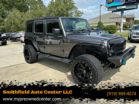 2016 Jeep Wrangler Unlimited for sale at Smithfield Auto Center LLC in Smithfield NC