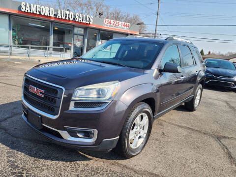 2015 GMC Acadia for sale at Samford Auto Sales in Riverview MI