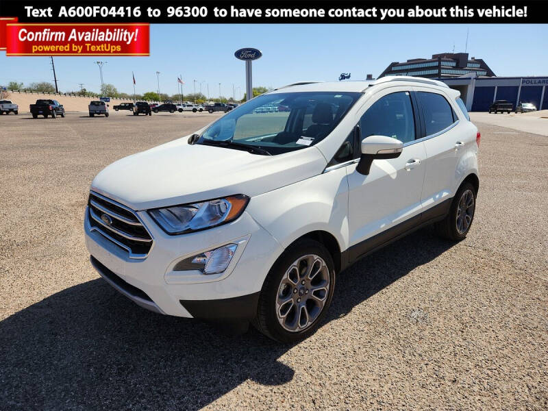 2021 Ford EcoSport for sale at POLLARD PRE-OWNED in Lubbock TX