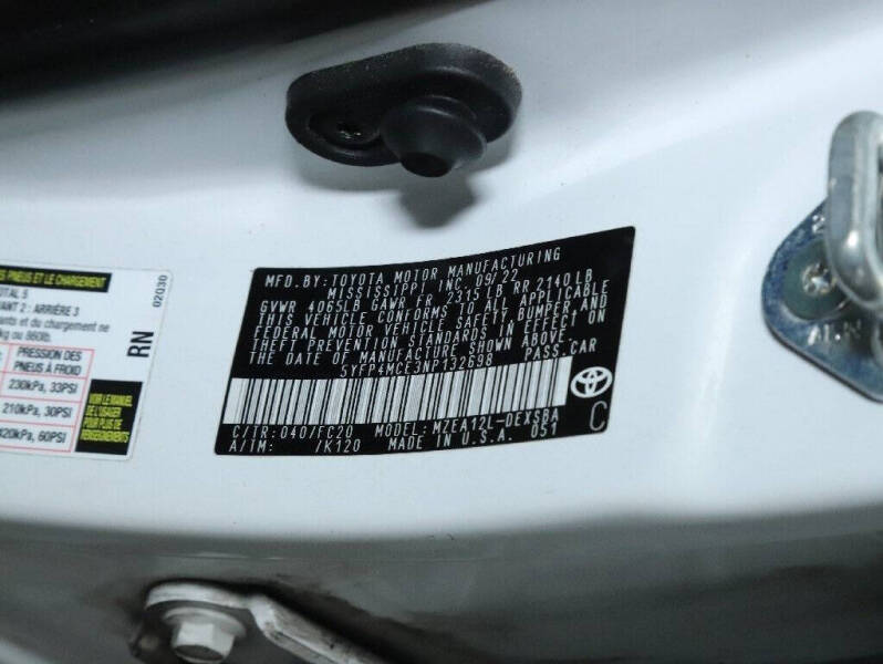 2022 Toyota Corolla SE