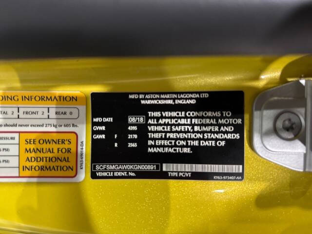 2019 Aston Martin Vantage