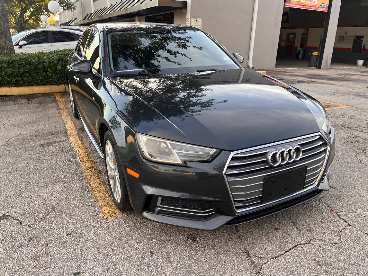 2018 Audi A4 for sale at M & J UNITED AUTO SALES in LAUDERDALE LAKES, FL