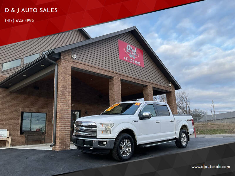 2015 Ford F-150 for sale at D & J AUTO SALES in Joplin MO