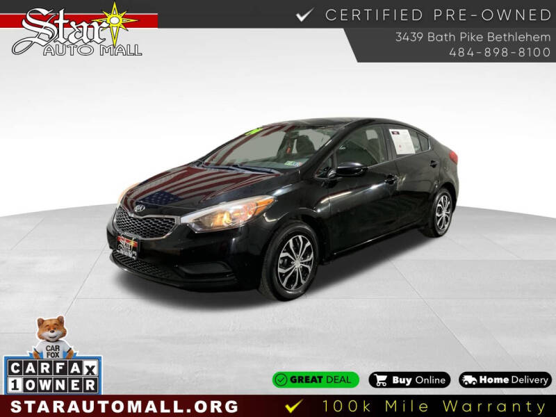 2014 Kia Forte for sale at STAR AUTO MALL 512 in Bethlehem PA