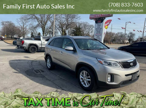 2014 Kia Sorento for sale at Family First Auto Sales Inc in Chicago Heights IL