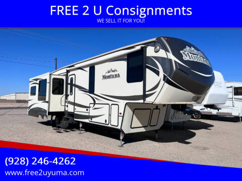 2015 Keystone Montana for sale at FREE 2 U Consignments in Yuma AZ