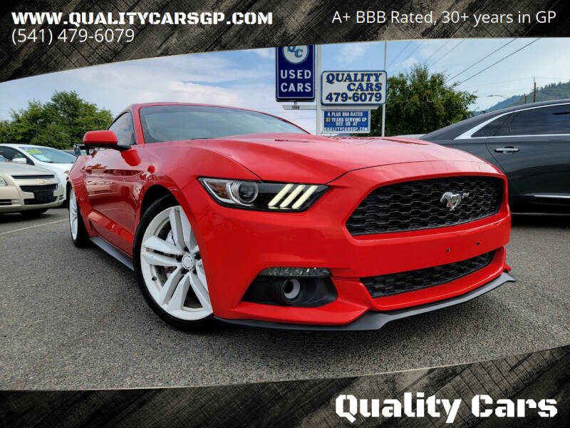 2015 Ford Mustang for sale at Quality Cars in Grants Pass OR