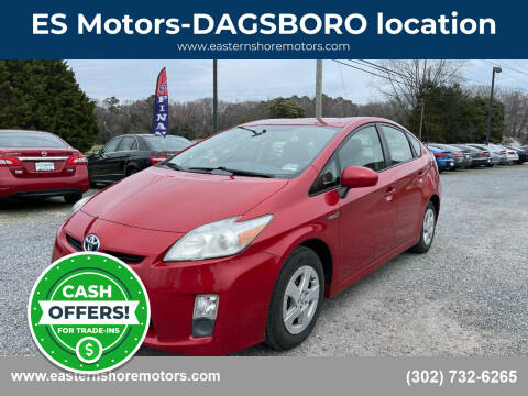 2011 Toyota Prius for sale at ES Motors-DAGSBORO location in Dagsboro DE