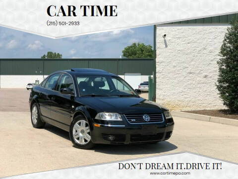 2003 Volkswagen Passat for sale at Car Time in Philadelphia PA