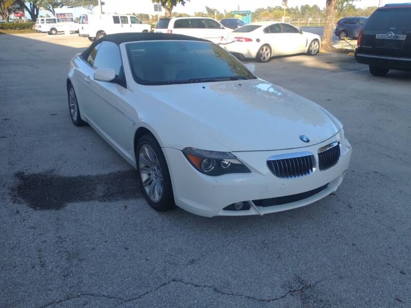 2006 BMW 6 Series for sale at LAND & SEA BROKERS INC in Pompano Beach FL