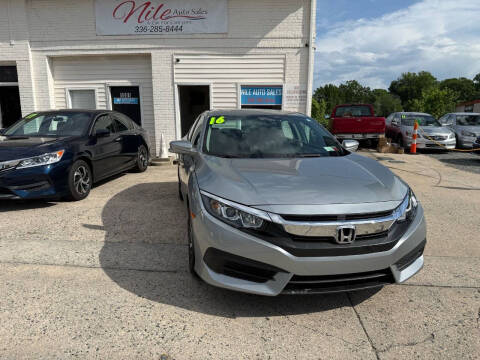 2016 Honda Civic for sale at Nile Auto Sales in Greensboro NC