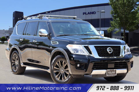 2017 Nissan Armada for sale at HILINE MOTORS in Plano TX