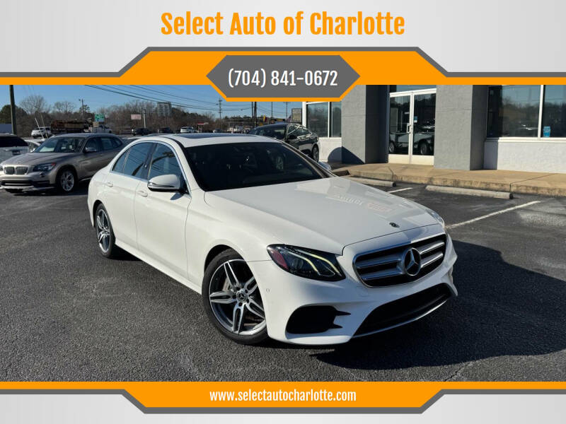 2018 Mercedes-Benz E-Class for sale at Select Auto of Charlotte in Matthews NC