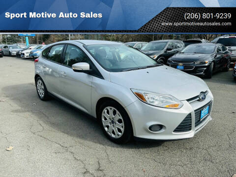 2013 Ford Focus for sale at Sport Motive Auto Sales in Seattle WA