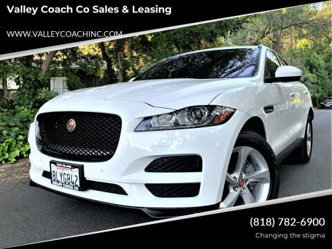 2018 Jaguar F-PACE for sale at Valley Coach Co Sales & Leasing in Van Nuys CA