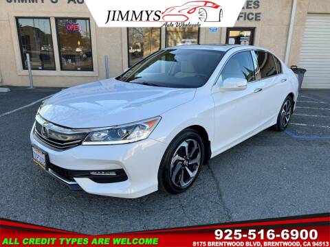 2016 Honda Accord for sale at JIMMY'S AUTO WHOLESALE in Brentwood CA