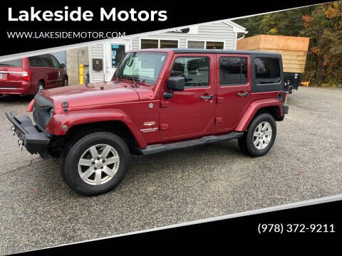 2011 Jeep Wrangler Unlimited for sale at Lakeside Motors in Haverhill MA