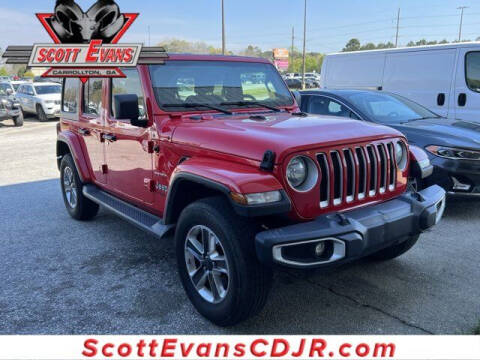 2021 Jeep Wrangler Unlimited for sale at SCOTT EVANS CHRYSLER DODGE in Carrollton GA