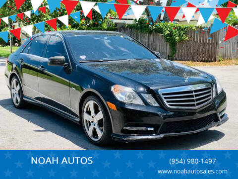 2012 Mercedes-Benz E-Class for sale at NOAH AUTO SALES in Hollywood FL