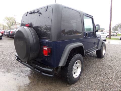 2004 Jeep Wrangler for sale at English Autos in Grove City PA
