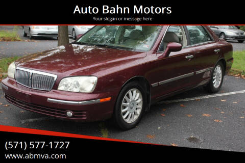 2005 Hyundai XG350 for sale at Auto Bahn Motors in Winchester VA