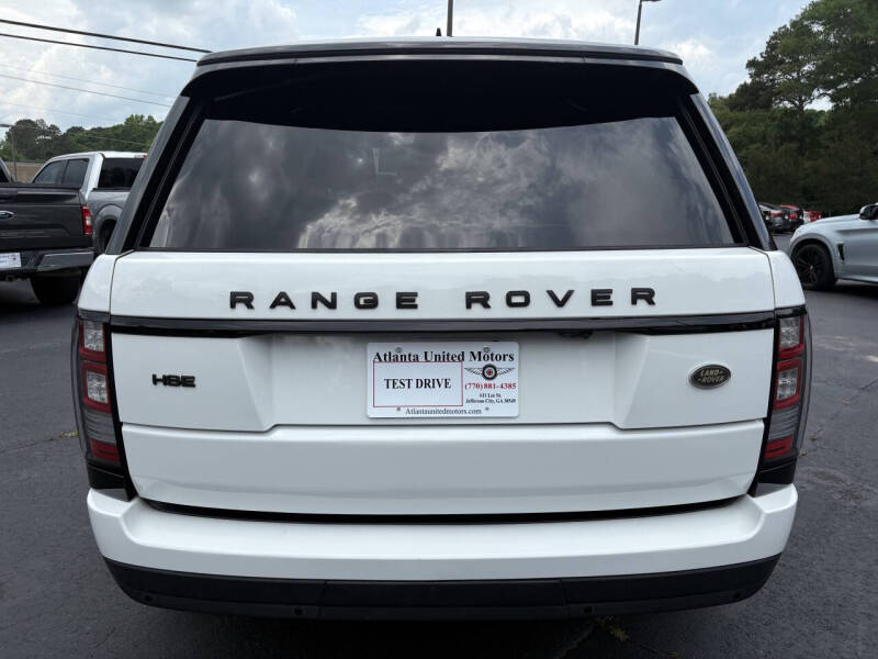 2017 Land Rover Range Rover HSE