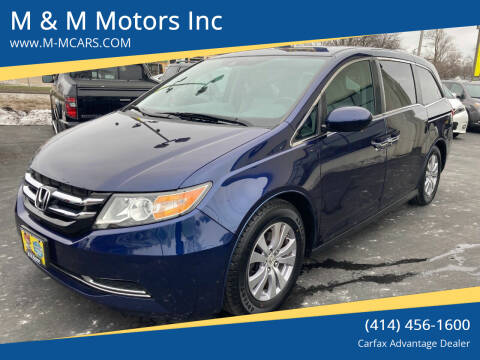 2014 Honda Odyssey for sale at M & M Motors Inc in West Allis WI