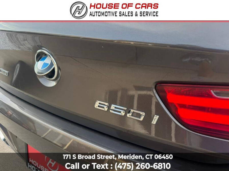 2013 BMW 6 Series 650i xDrive Gran Coupe