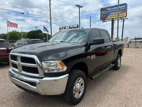 2016 RAM 2500 for sale at RPM Autos in Amarillo TX