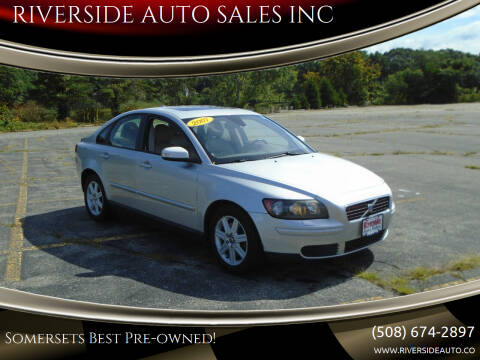 2007 Volvo S40 for sale at RIVERSIDE AUTO SALES INC in Somerset MA