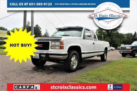 1994 GMC Sierra 1500 for sale at St. Croix Classics in Lakeland MN