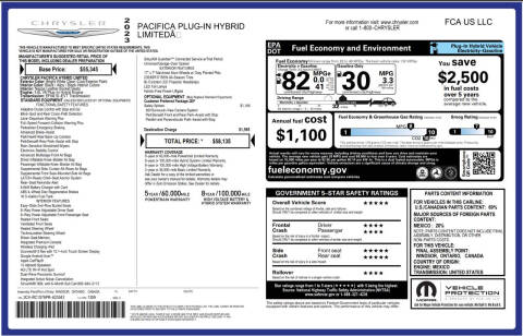 2023 Chrysler Pacifica Plug-In Hybrid Limited