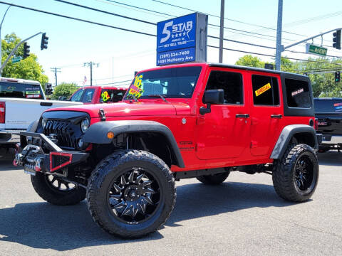 2016 Jeep Wrangler Unlimited for sale at 5 Star Modesto Inc in Modesto CA