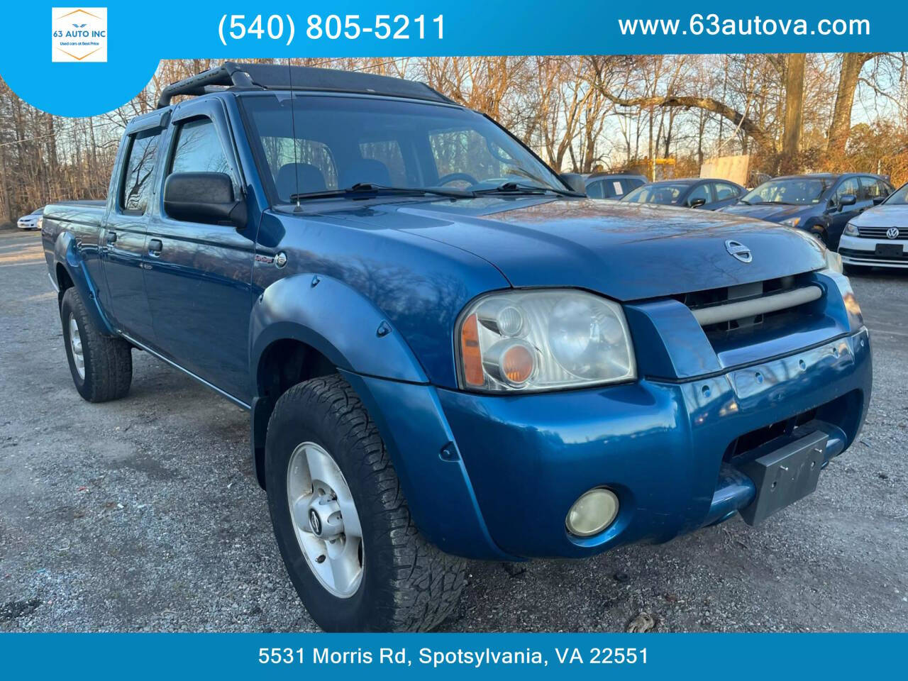 2002 Nissan Frontier for sale at 63 Auto Inc in Spotsylvania, VA