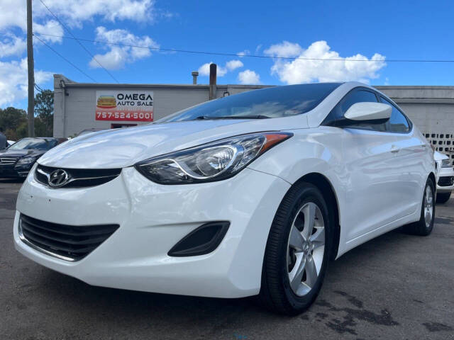 2013 Hyundai ELANTRA for sale at Omega Auto Sales in Chesapeake, VA