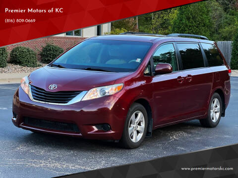 2013 Toyota Sienna for sale at Premier Motors of KC in Kansas City MO