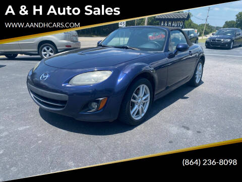 2010 Mazda MX-5 Miata for sale at A & H Auto Sales in Greenville SC