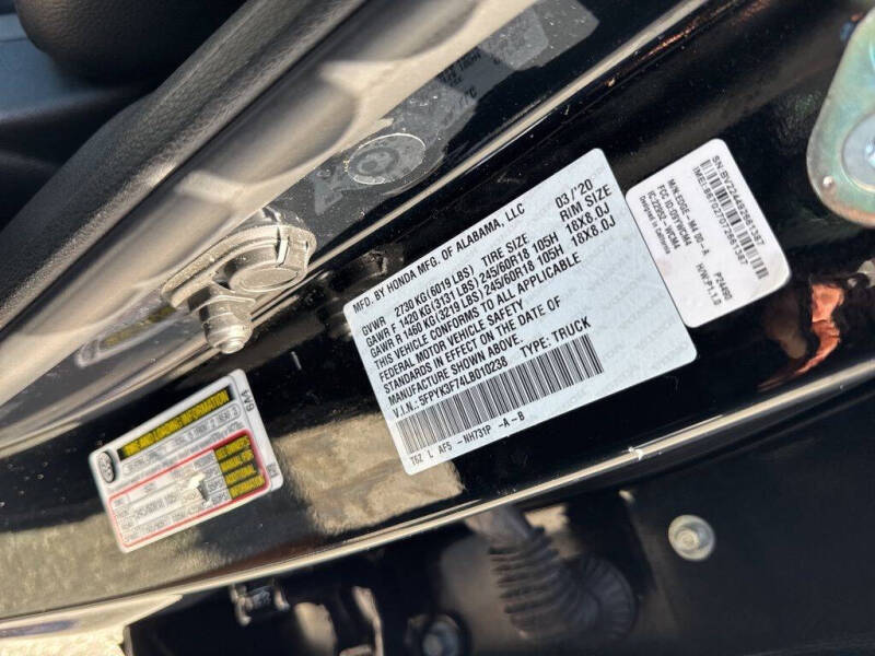 2020 Honda Ridgeline RTL-E