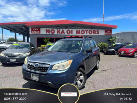 2014 Subaru Forester for sale at No Ka Oi Motors in Kahului HI