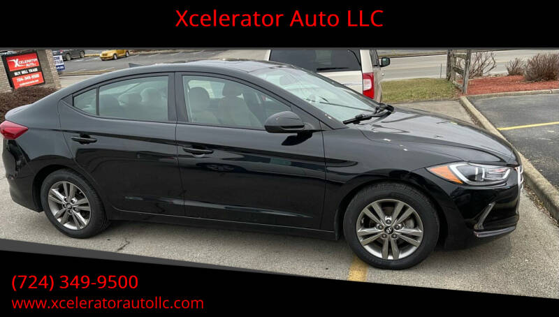 2018 Hyundai Elantra for sale at Xcelerator Auto LLC in Indiana PA