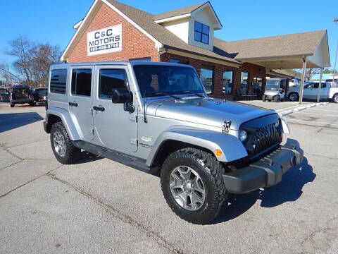 2013 Jeep Wrangler Unlimited for sale at C & C MOTORS in Chattanooga TN