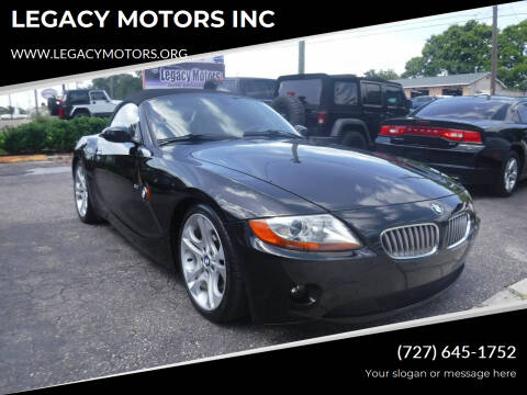 2004 BMW Z4 for sale at LEGACY MOTORS INC in New Port Richey FL