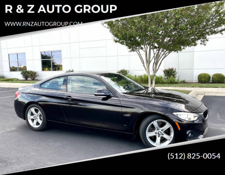 2014 BMW 4 Series for sale at R & Z AUTO GROUP in Austin TX