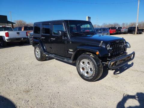 2015 Jeep Wrangler Unlimited for sale at Frieling Auto Sales in Manhattan KS