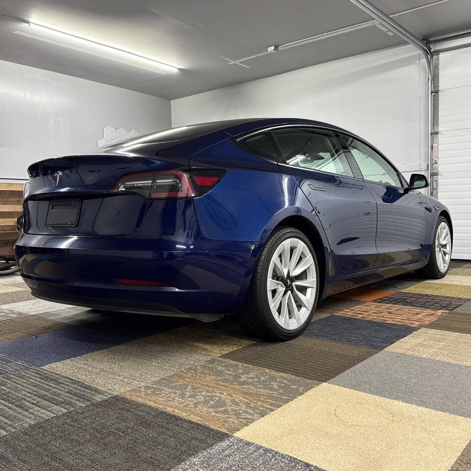 Dk. Blue 2022 Tesla Model 3 Base 4dr Sedan 4