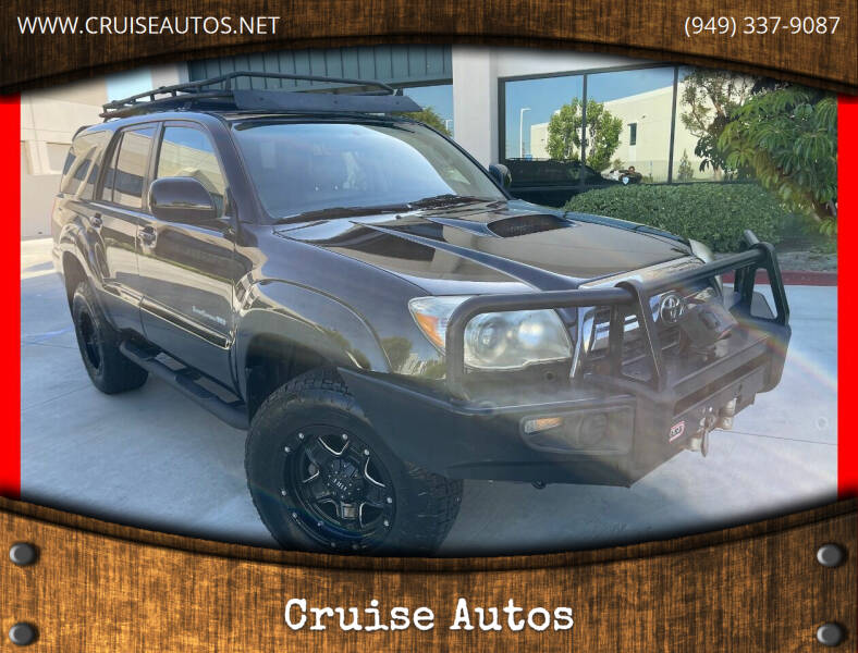2006 Toyota 4Runner for sale at Cruise Autos in Corona CA